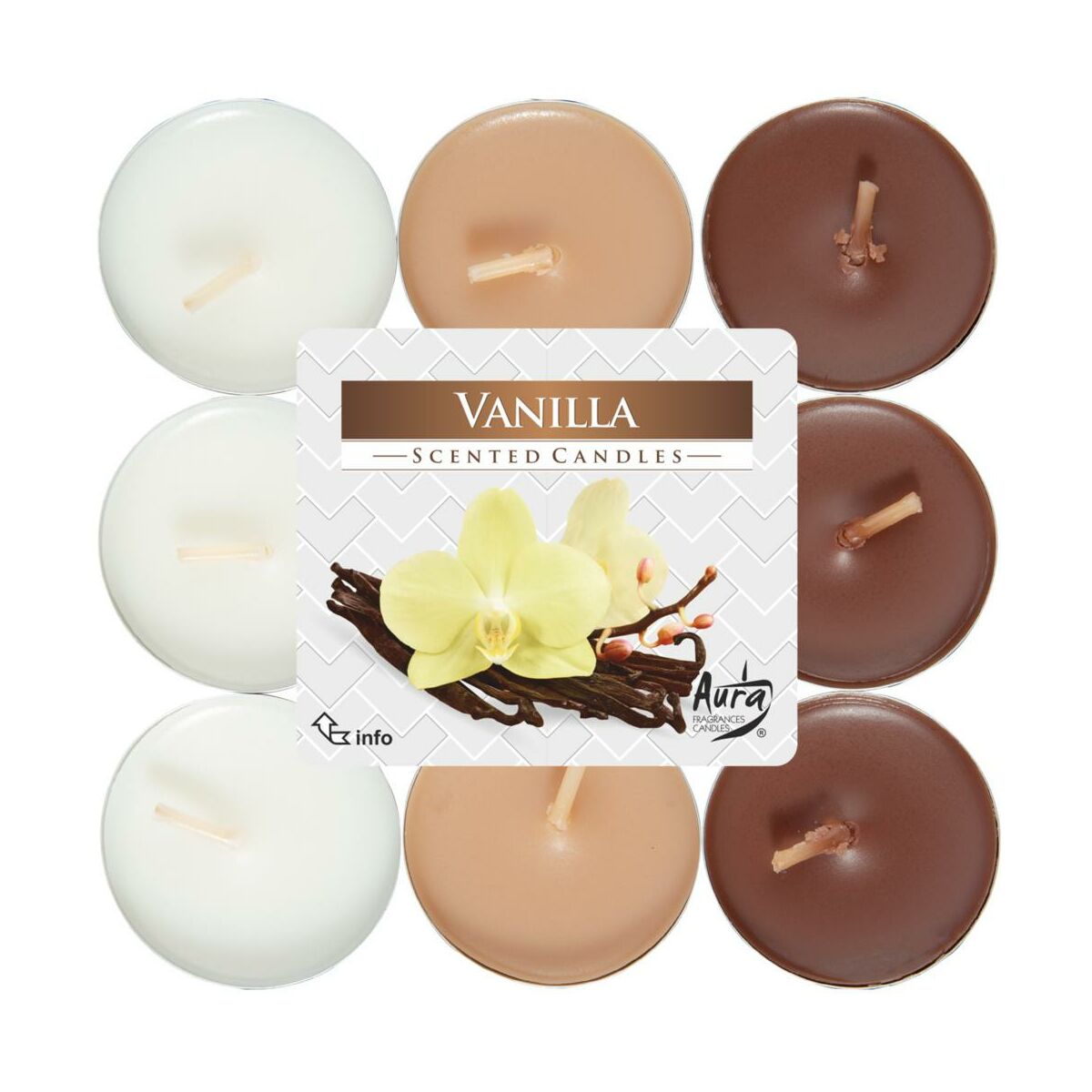 Podgrzewacz zapachowy Vanilla wanilia 18 szt.