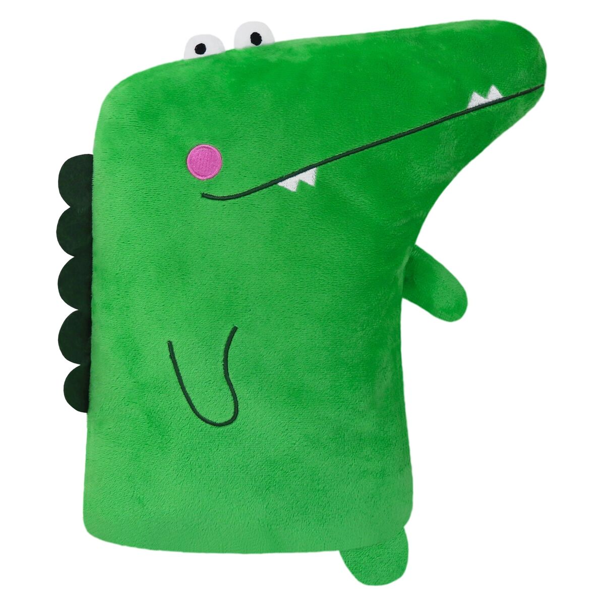 Poduszka dla dzieci Soft Petit Croco zielona 26 x 30 cm