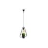 Lampa wisząca Eko Green czarna trójkąt E27 Aldex