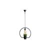 Lampa wisząca Eko Green czarna koło E27 Aldex
