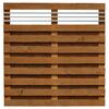 Płot szczelny z dekorem 180x180 cm drewniany MALMO WERTH-HOLZ