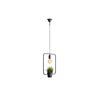 Lampa wisząca Eko Green czarna prostokąt E27 Aldex