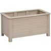 Donica ogrodowa 80 x 40 cm drewniana piaskowa TRENTO SOBEX
