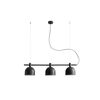 Lampa wisząca BERYL czarna 3 x E27 ALDEX