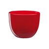 Doniczka ceramiczna 22 cm czerwona BARYŁKA 4 J20 EKO-CERAMIKA