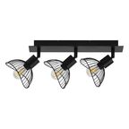 Listwa reflektorowa AJE-HOLLY 3 czarna E14 ACTIVEJET