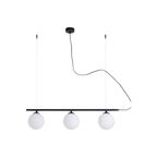 Lampa wisząca BERYL BLACK GRASS czarna 3 x E14 ALDEX
