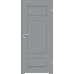 Drzwi wewnętrzne łazienkowe z podcięciem wentylacyjnym Grifo Szary lakier 90 Prawe Classen