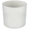 Osłonka ceramiczna 32.6 cm biała struktura WALEC