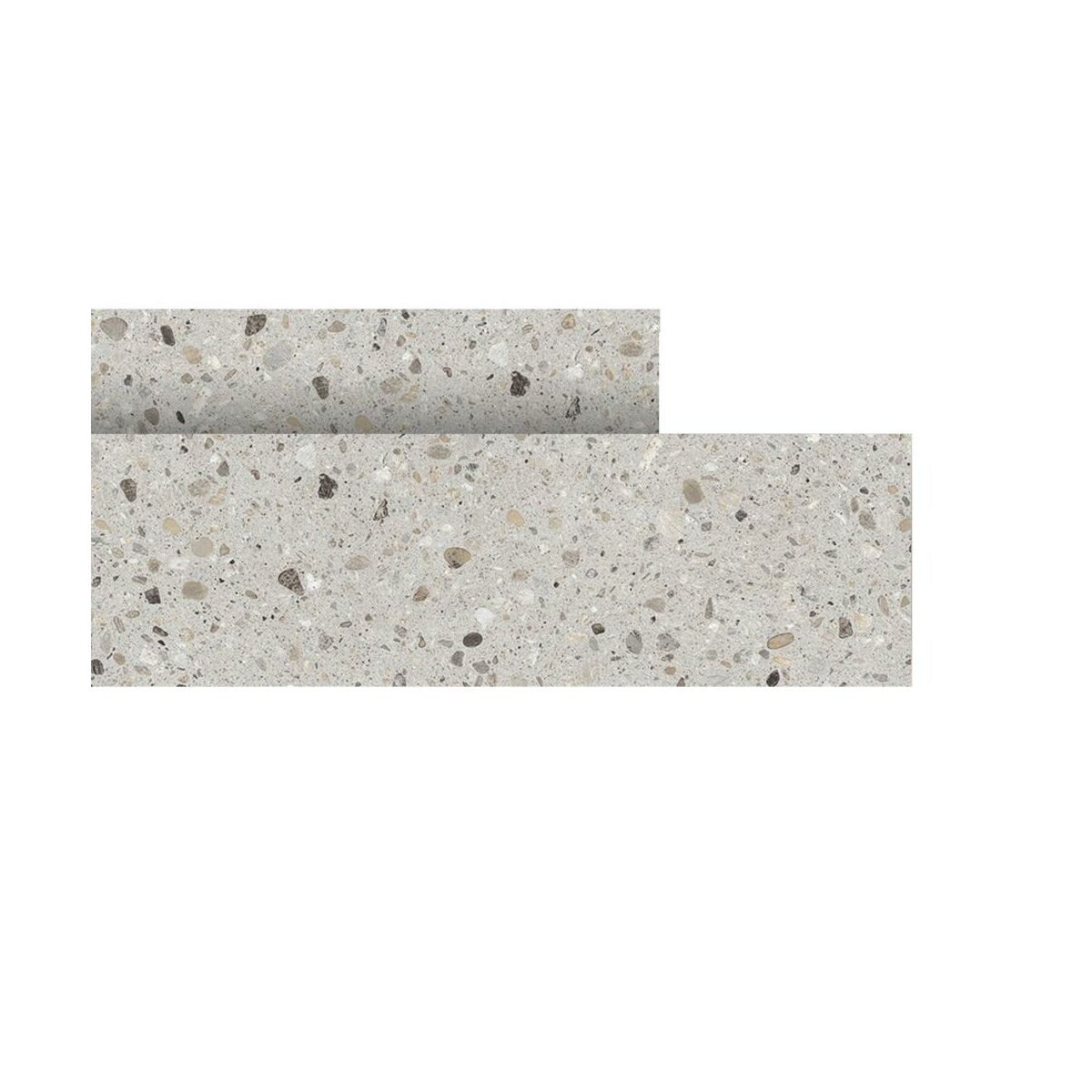 Obrzeże do blatu 38 mm terazzo grey 152S 2 szt. Biuro Styl