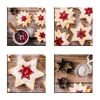 Podstawka szklana CHRISTMAS STARS 10 X 10 CM ALFA-CER