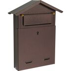 Skrzynka na listy 29 x 18.5 x 5 cm miedź antyk A5 SZ02