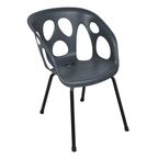 Krzesło ogrodowe Ghost 59x79 cm antracytowe Ołer Garden