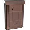 Skrzynka na listy 25.5 x 18 x 3 cm miedź antyk A6 SZ