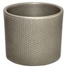 Osłonka ceramiczna 19.4 cm srebrna perłowa WALEC