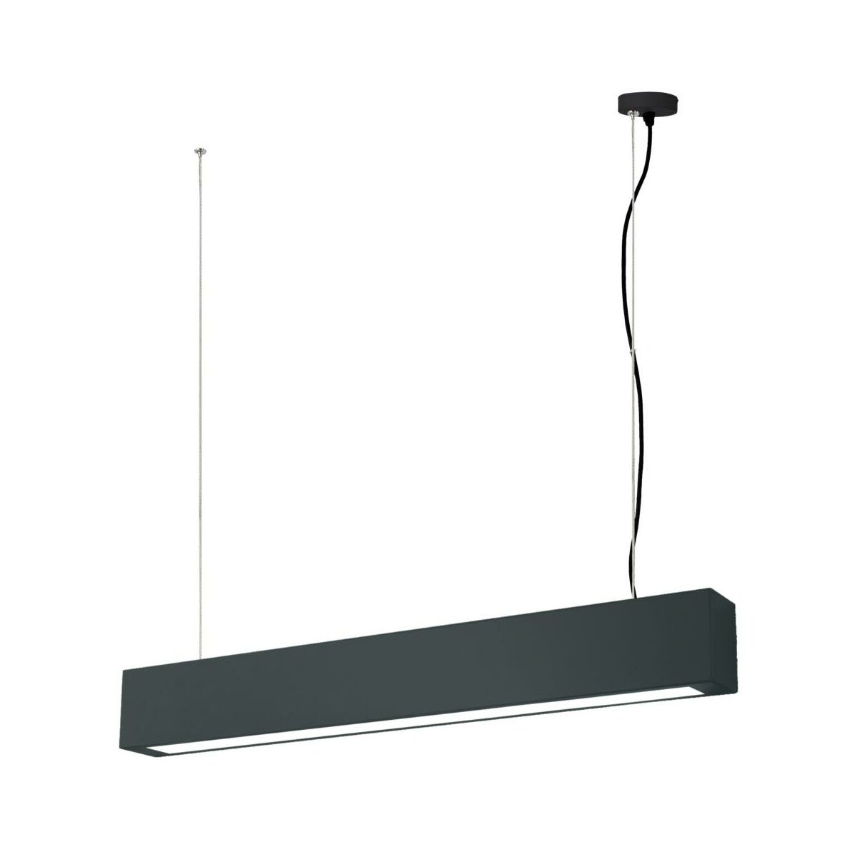 Lampa wisząca Ibros czarna 1440 lm LED