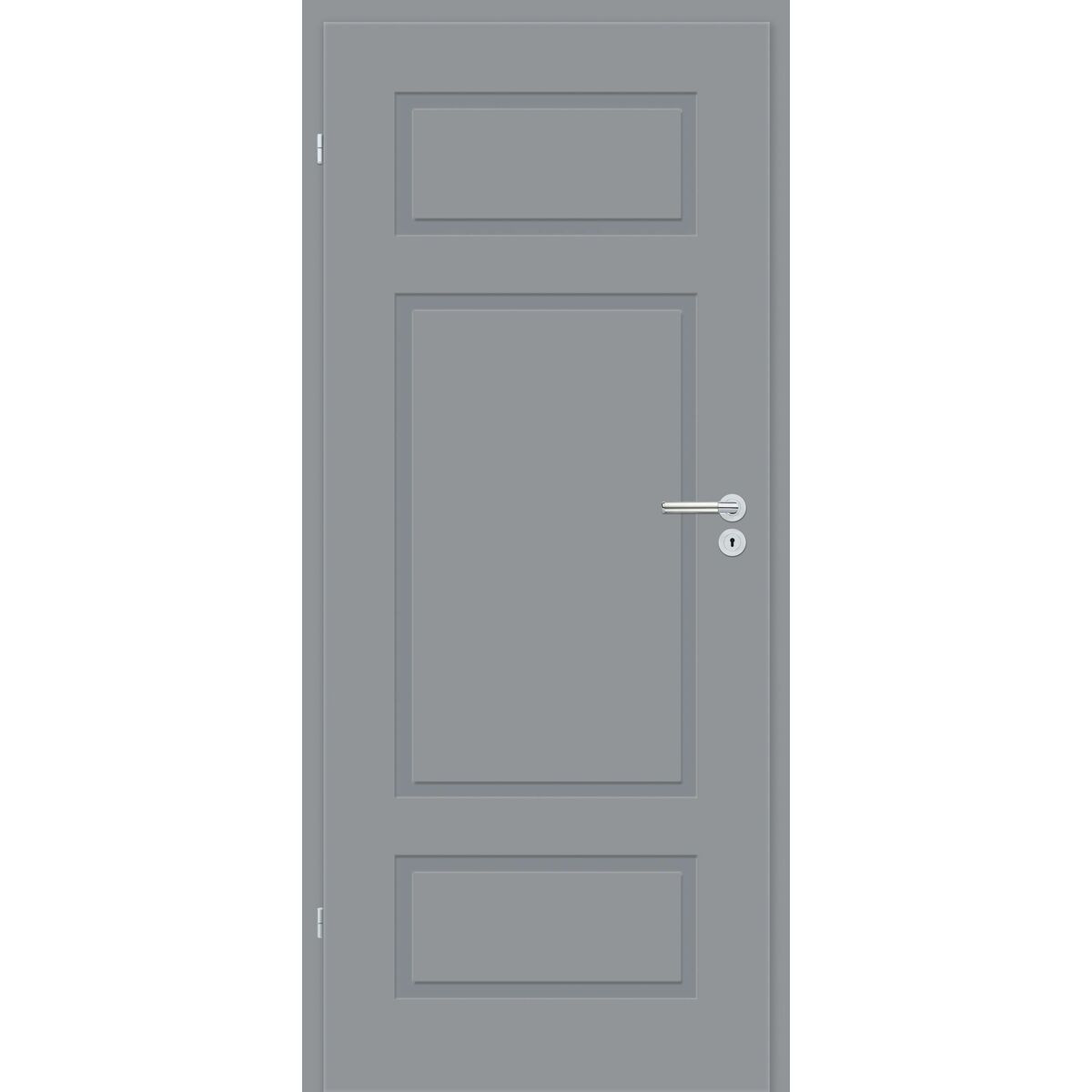 Drzwi wewnętrzne pełne Grifo Szary lakier 80 Lewe Classen