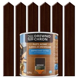 Impregnat do drewna EXTRA 0.75 l Wenge DREWNOCHRON