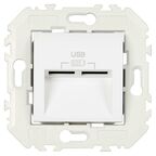 Gniazdo podwójne USB QUADRO Białe EFAPEL