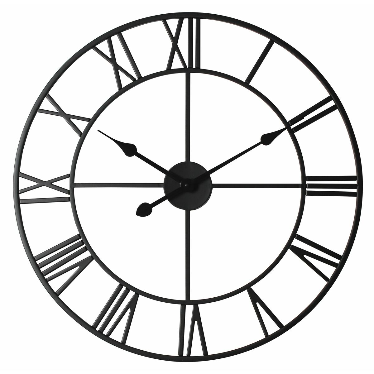 Zegar ścienny Solar śr. 60 cm czarny