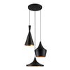 Lampa wisząca METAURO czarna E27 ITALUX