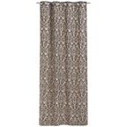 Zasłona gotowa CASTELLO kolor Szary 140 x 260 cm Kółka 260 g/m² INSPIRE