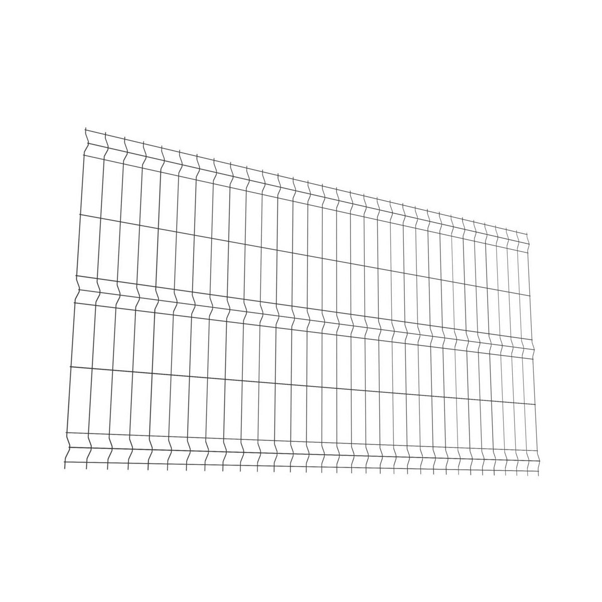 Panel ogrodzeniowy 3D 123x250 cm antracytowy Polargos