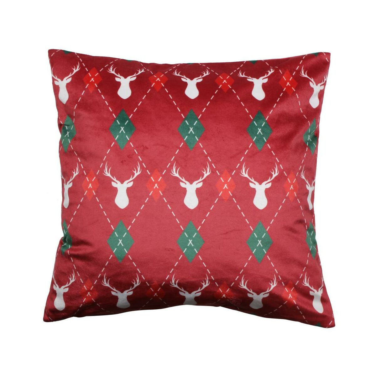 Poszewka na poduszkę Deer czerwona 45 x 45 cm