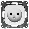 Gniazdo pojedyncze 2P + Z VALENA ALLURE aluminium LEGRAND
