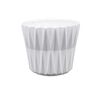 Osłonka ceramiczna 16.5 cm biała GEOMETRIC 2 J15 EKO-CERAMIKA