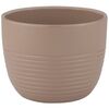 Donica ceramiczna 23 cm beżowa PROWANSJA