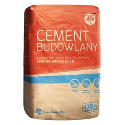 Cement budowlany CEM II/B-M (V-LL) 32.5 R 25 kg Odra Opole