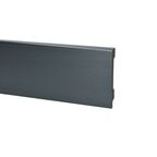 Listwa przypodłogowa pcv Verona KX05 antracyt szczotkowany 80x2400 mm Korner