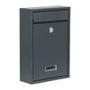 Skrzynka na listy 32 x 21,5 x 9 cm B5 VINCENTO antracytowa DOMINO