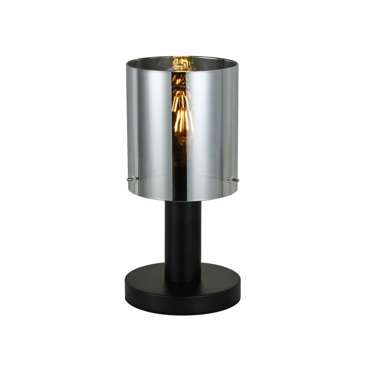 Lampa stołowa Sardo czarna E27 Italux