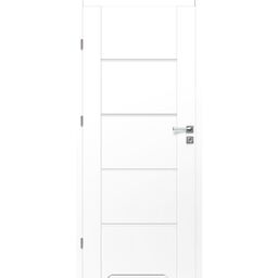 Drzwi wewnętrzne łazienkowe z podcięciem wentylacyjnym Nox Biały PP 60 Lewe Artens