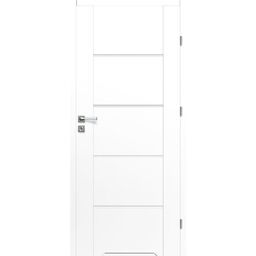 Drzwi wewnętrzne łazienkowe z podcięciem wentylacyjnym Nox Biały PP 60 Prawe Artens
