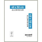 Ramka na zdjęcia ACCENT 40 x 50 cm nikiel mat aluminiowa