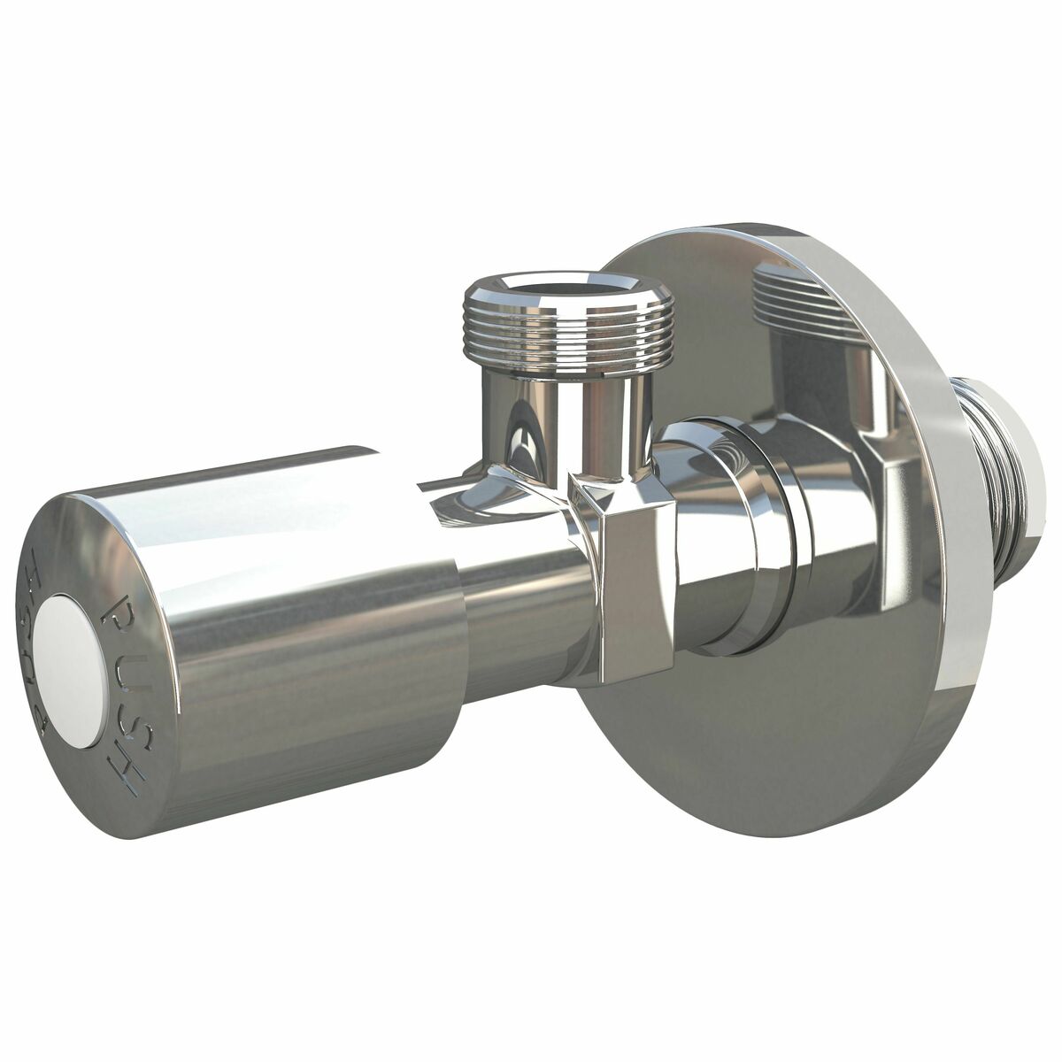 Zawór kątowy klik-klak 1/2 x 1/2" pod wężyk SAMEE
