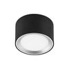 Oprawa natynkowa OBERON IP20 śr. 10 cm czarna LED INSPIRE