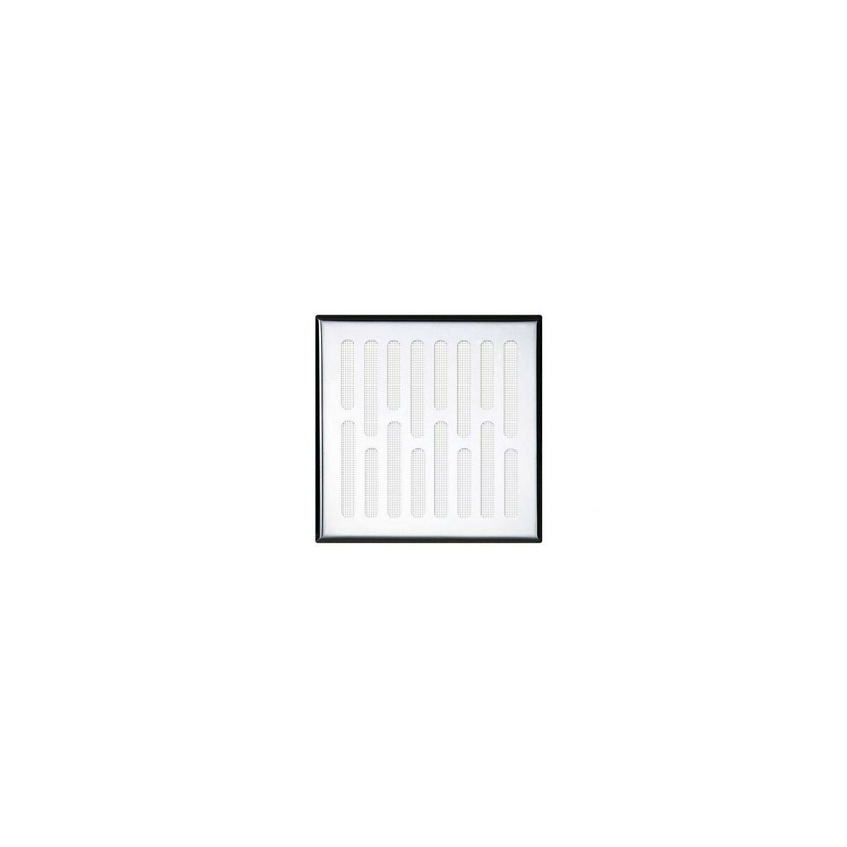 Kratka wentylacyjna stalowa 14 x 14 cm stal nierdzewna EQUATION