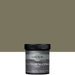 Farba do drewna METALICZNA 0.5 l Ciemne srebro Mat LIBERON