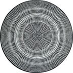 Dywan zewnętrzny Ethnic ciemnoszary okrągły śr. 120 cm