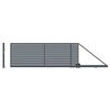 Brama przesuwna SZAFIR prawa 400 x 150 cm z automatem POLARGOS