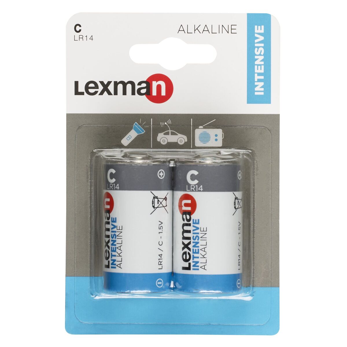 Bateria alkaliczna INTENSIVE LR14/C 2 SZT. LEXMAN