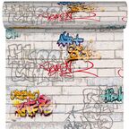 Tapeta dla dzieci GRAFFITI multikolor papierowa