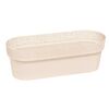 Skrzynka balkonowa 50 x 19.5 cm plastikowa beżowa ROSA