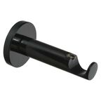 Wspornik do karnisza 20 mm pojedynczy ścienny czarny dł. 76 mm INSPIRE