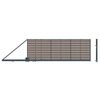 Brama przesuwna BURSZTYN lewa 400 x 150 cm z automatem POLARGOS