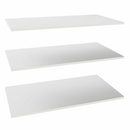 Półka prosta do korpusu 100 cm głębokość 58 cm białe 3 szt.